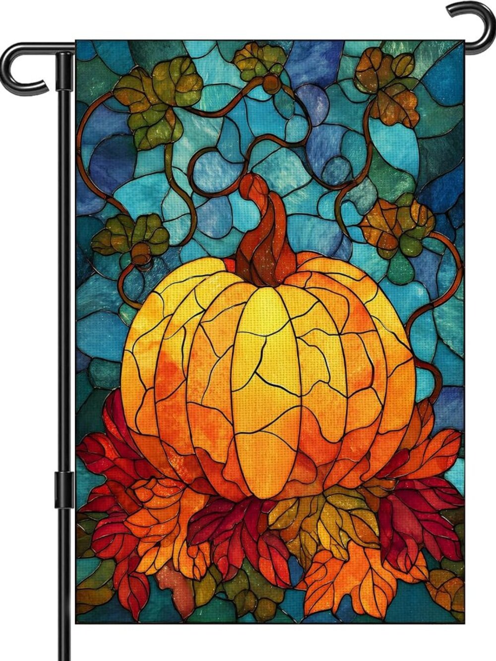 Fall Garden Flag 12x18 Inch for Outside Double Sided Fall Decorations Outdoor Ya